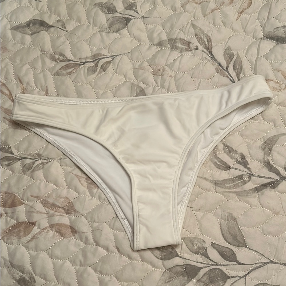 Hollister White Bikini Bottom